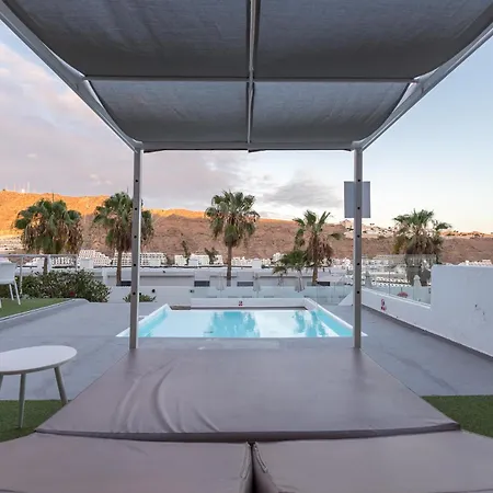2br Private Terrace House - Solarium & Pool * Mogan